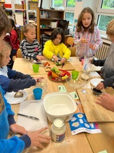 Bildungseinheit zum Frühstück im Kindergarten
