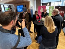 Brown Bag Session am Stand von Dialog Milch beim DJV 2025