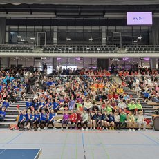 Gruppenbild aller Teilnehmer vom Milchcup Bezirksturnier