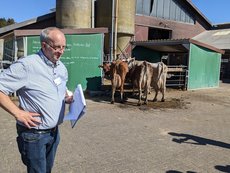 Thomas Berning als Referent beim Workshop Mit der Kuh per Du