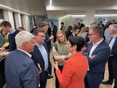 NRW-Landwirtschaftsministerin Silke Gorissen im Gespräch