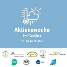 Logo der Aktionswoche #wirfürsklima