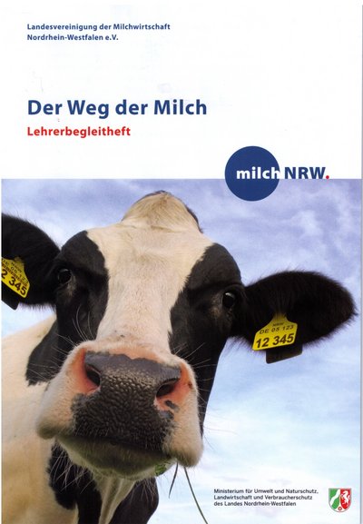 Medienpaket mit 7 Postern und einem Informationsheft zum Weg der Milch