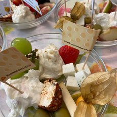 Die Käsevielfalt bei der Verkostung 