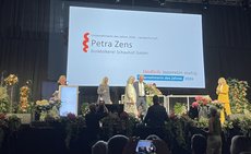 Bühnensituation bei der Preisverleihung