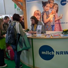 Stand der LV Milch auf der didacta