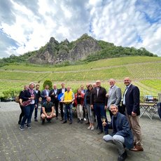 Die Teilnehmer des Käse-Wein-Seminars am Internationalen Tag der Milch